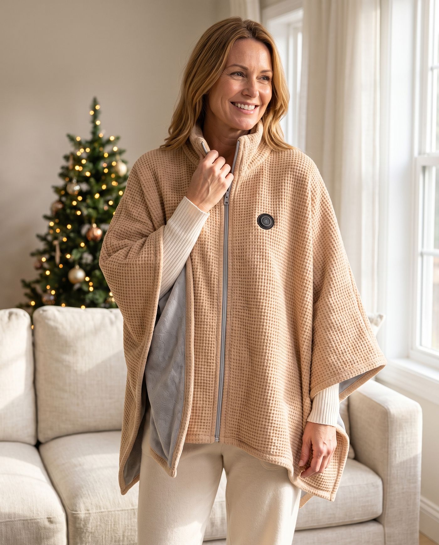 Warmpeak heated wearable blanket